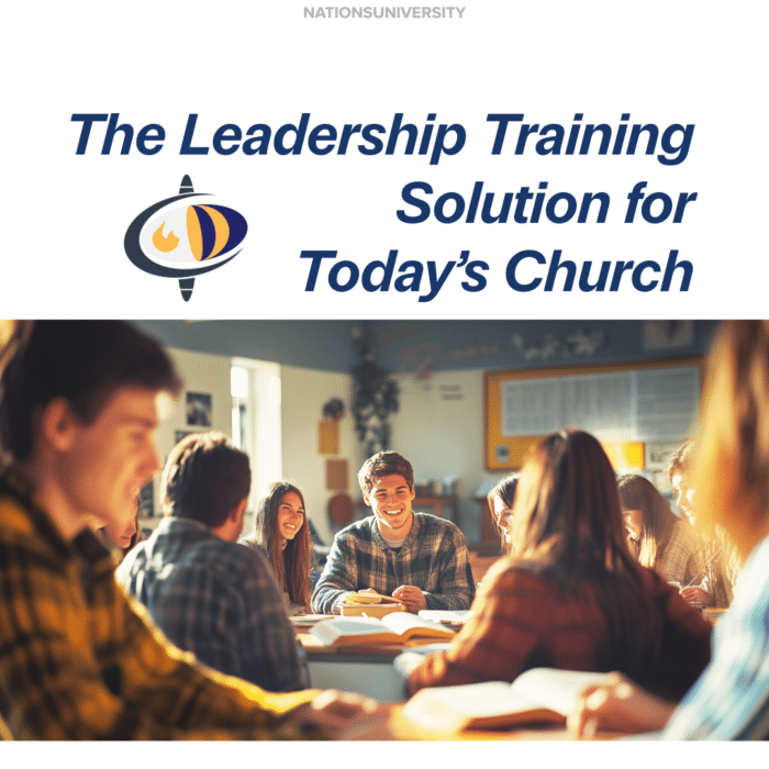 NationsUniversity: The Leadership Training Solution for Today’s Church
